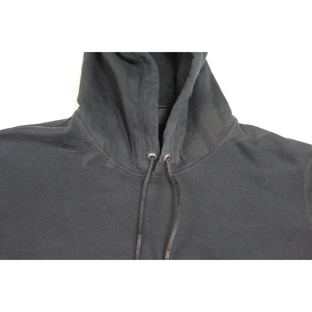 Air Jordan Men Black Sweater Hoodie Spell Out Casual Long Sleeve Size Large